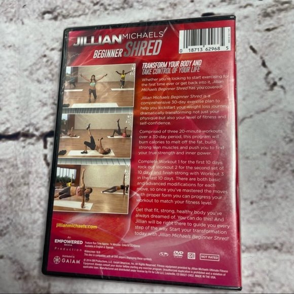 UNOPENED NEW Lot of THREE Jillian Michaels Workout Exercise DVD Set - Picture 3 of 7